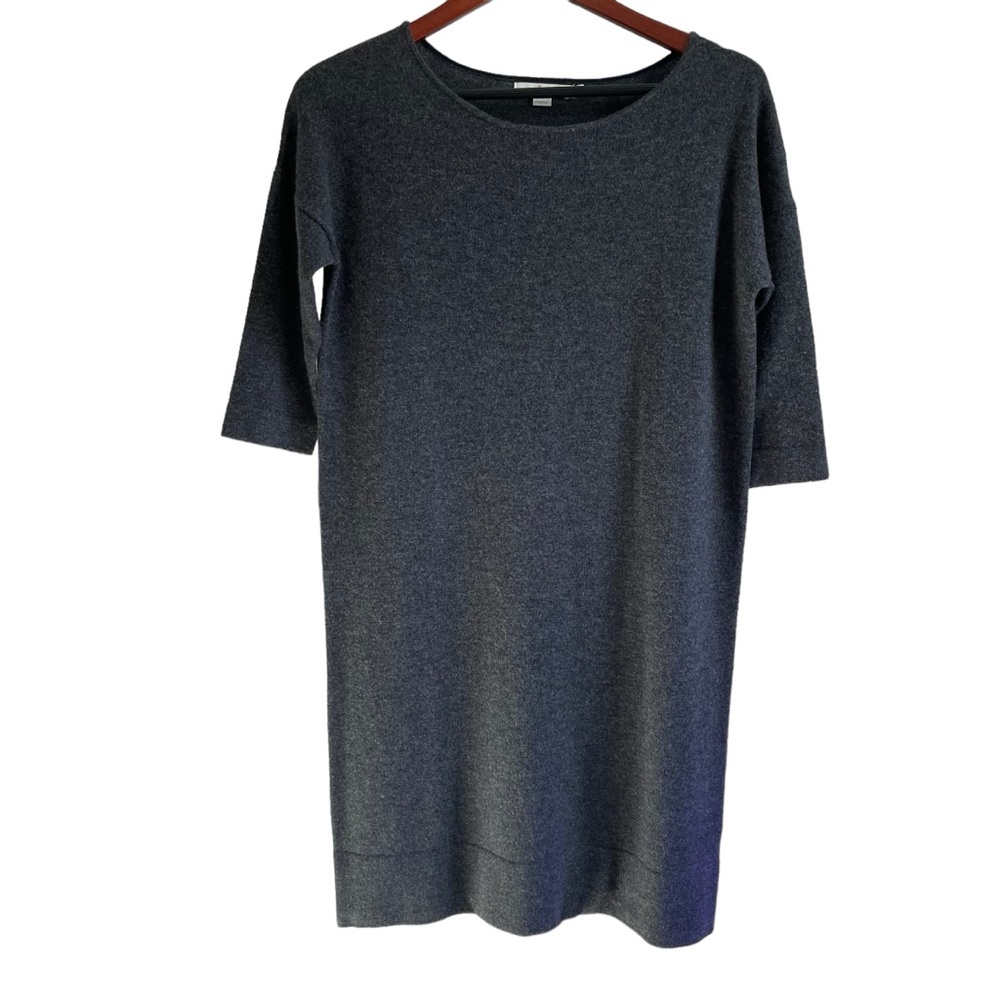 Boden Women’s Cashmere and Wool Lightweight Knee Length Gray Dress Size 6L